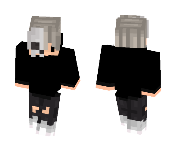 Skeleboy (no gore) - Male Minecraft Skins - image 1