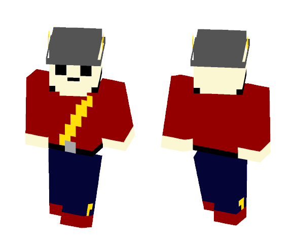 [Halloween] Skeleton Jay Garrick - Halloween Minecraft Skins - image 1