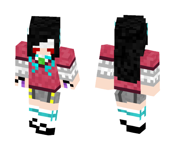 My Oc - Miss Eyes (Liberty) - Female Minecraft Skins - image 1