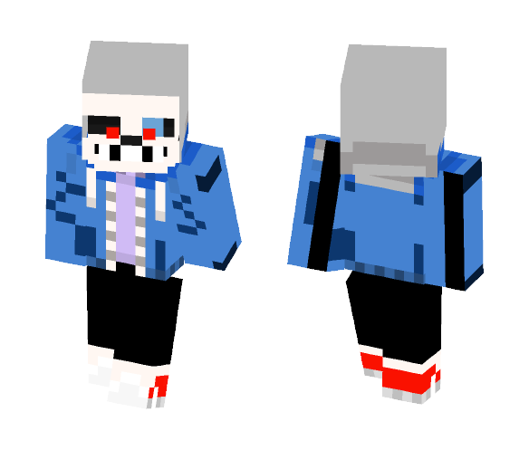 Dust-tale Sans - Male Minecraft Skins - image 1