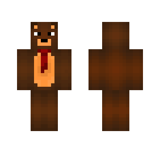 Bear with a tie