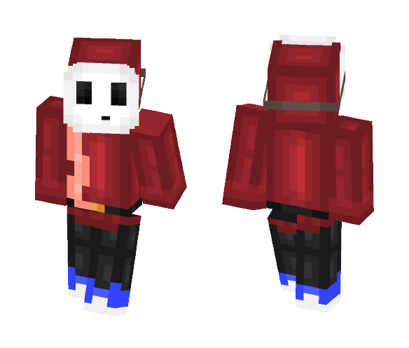 Shy guy costume - Female Minecraft Skins - image 1
