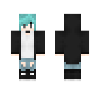 Cyan Hair ♥ (My OC)