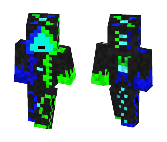 Cyan Ninja - Interchangeable Minecraft Skins - image 1