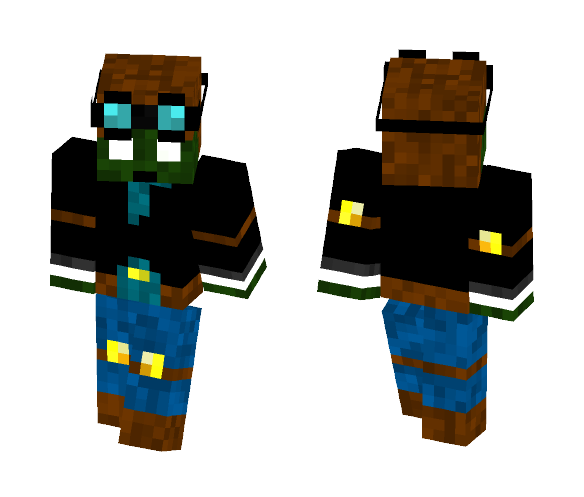 Zombie DanTDM [HALLOWEEN] - Halloween Minecraft Skins - image 1