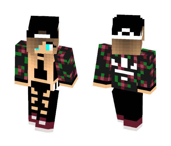 Adidas Girl - Girl Minecraft Skins - image 1