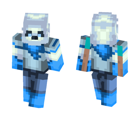 Underswap - Sans ʢ◉ᴥ◉ʡ - Male Minecraft Skins - image 1