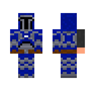 Blue Mandalorian - Male Minecraft Skins - image 2