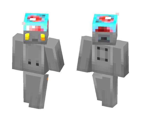 Robot bread toss the balloon - Interchangeable Minecraft Skins - image 1