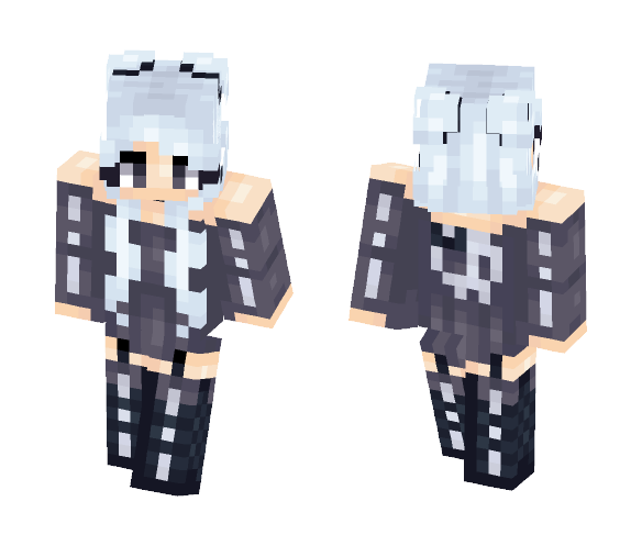 Spoopy (alt. skin tones) - Female Minecraft Skins - image 1