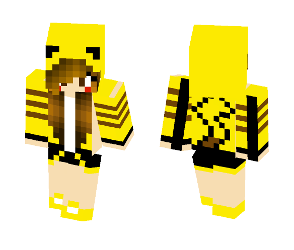 Pikachu Jules - Female Minecraft Skins - image 1