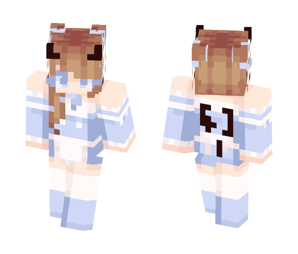 Kawaii maid MJ - Kawaii Minecraft Skins - image 1