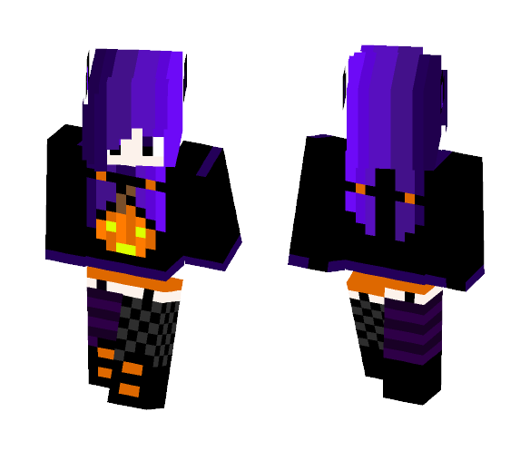 Halloween Girl - Girl Minecraft Skins - image 1