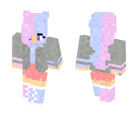 Download Free Pastel Girl Skin for Minecraft image 1 Pastel Girl - Girl Minecraft Skins - image 1