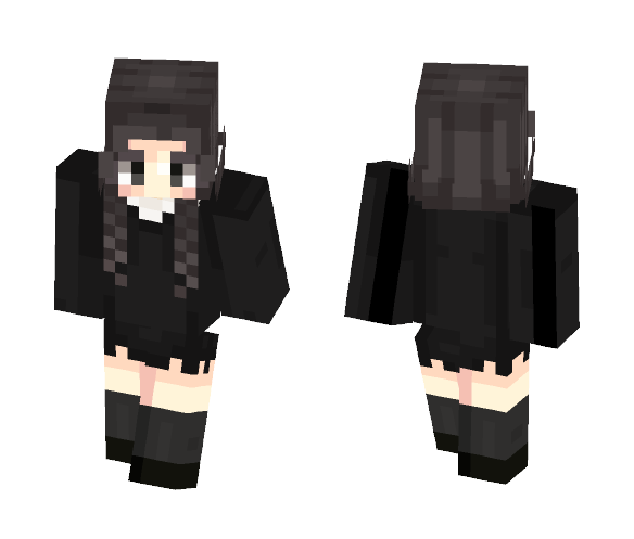 Hey, It's Wednesday Addams! - Female Minecraft Skins - image 1
