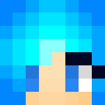 Download Free ELECTRIC BLUE HAIR GIRL Skin for Minecraft image 3 ELECTRIC BLUE HAIR GIRL - Color Haired Girls Minecraft Skins - image 3