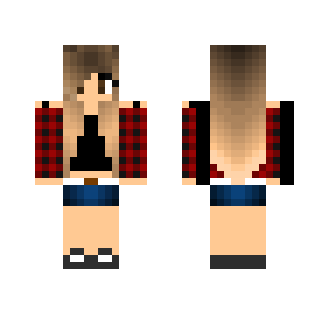 Girl in flannel