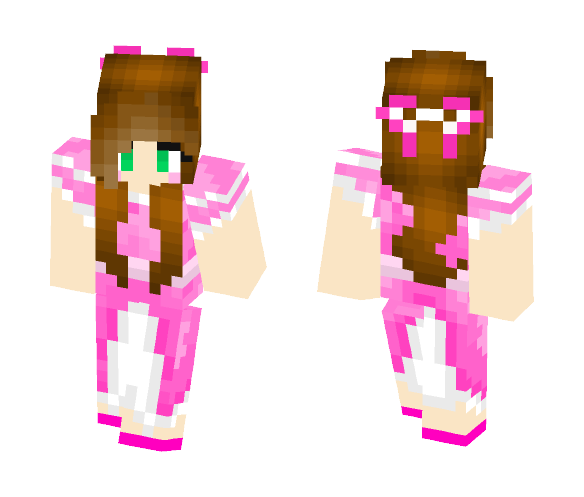 Download Free My Cover Of SuperGirlyGamer's Skin! Skin for Minecraft image 1 My Cover Of SuperGirlyGamer's Skin! - Female Minecraft Skins - image 1
