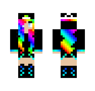 Rainbow girl - Girl Minecraft Skins - image 2