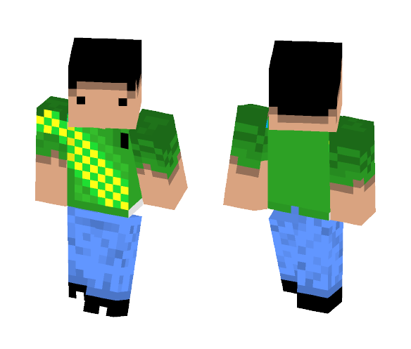 Download Free Brazilian sports fan Skin for Minecraft image 1 Brazilian sports fan - Male Minecraft Skins - image 1
