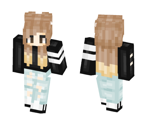 looking pretty in a hotel bar - Female Minecraft Skins - image 1