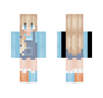 First skin! Mudkip overalls