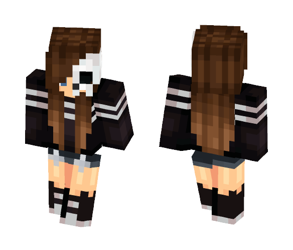 Skeleton Ghoul - Female Minecraft Skins - image 1