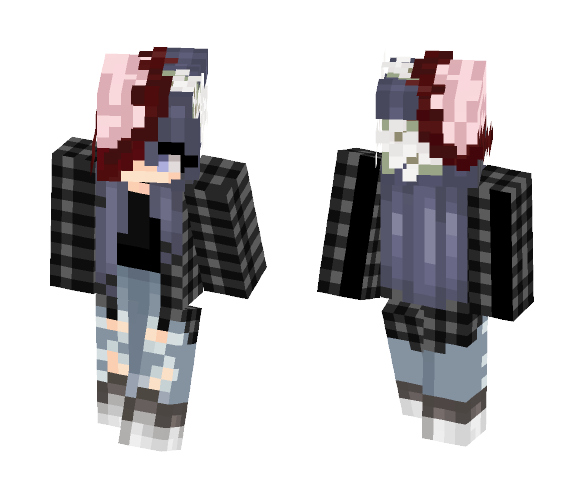 ~MY BRAIN HELPPP~ - Female Minecraft Skins - image 1