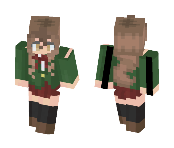 ~Anime School Girl~ - Female Minecraft Skins - image 1