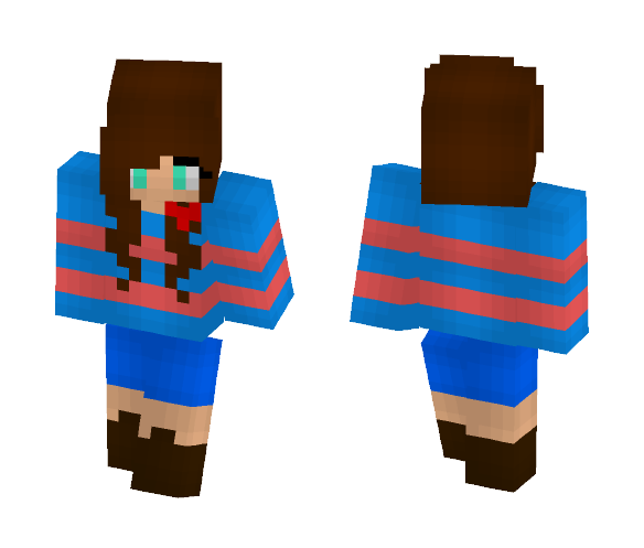 Download Free Frisk Skin for Minecraft image 1 Frisk - Female Minecraft Skins - image 1