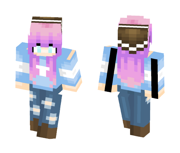 Download Free Cute, Cozy and Comfy Skin for Minecraft image 1 Cute, Cozy and Comfy - Female Minecraft Skins - image 1