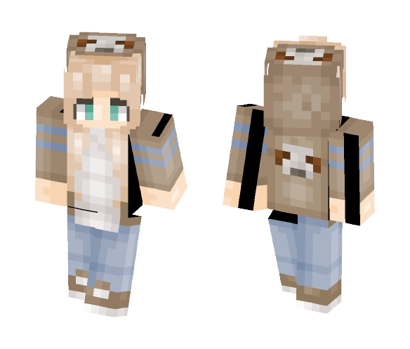 Download Free Puppies Skin for Minecraft image 1 Puppies - Female Minecraft Skins - image 1