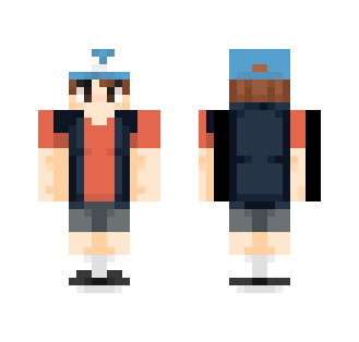 Dipper Pines - Gravity Falls - Male Minecraft Skins - image 2