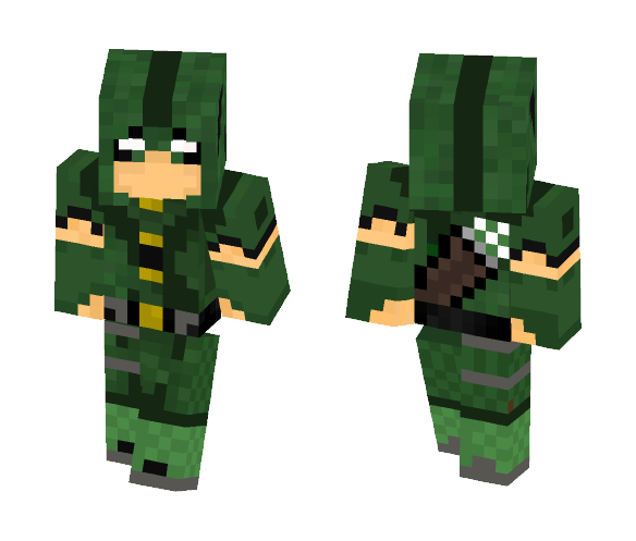 Green Arrow CW | TheArrow | - Male Minecraft Skins - image 1