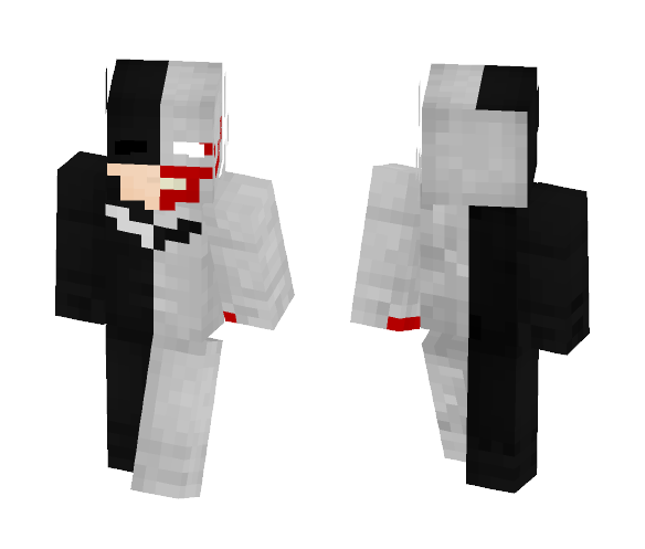 Two-Face Batman - Batman Minecraft Skins - image 1
