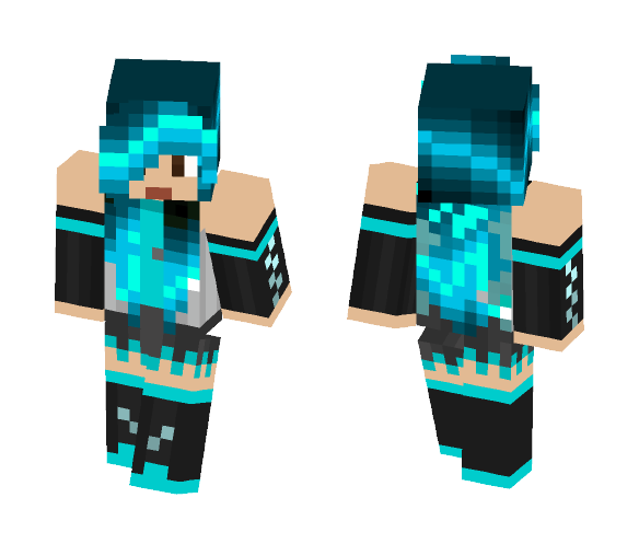 Electric Girl - Girl Minecraft Skins - image 1