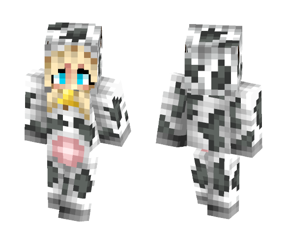 Download Free ~ Cow Anime Girl ~ Skin for Minecraft image 1 ~ Cow Anime Girl ~ - Anime Minecraft Skins - image 1