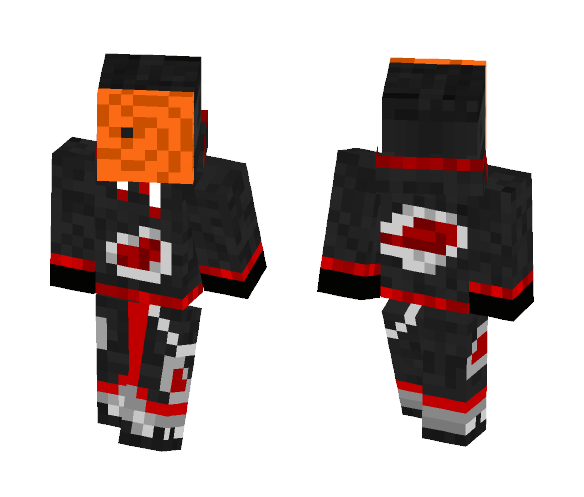 Akatsuki Tobi with hoodie - Male Minecraft Skins - image 1