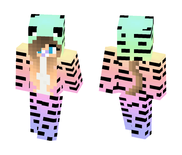 Download Free Baby tiger girl Skin for Minecraft image 1 Baby tiger girl - Baby Minecraft Skins - image 1