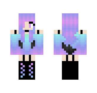 Galaxy Pastel Goth ???????????? - Female Minecraft Skins - image 2