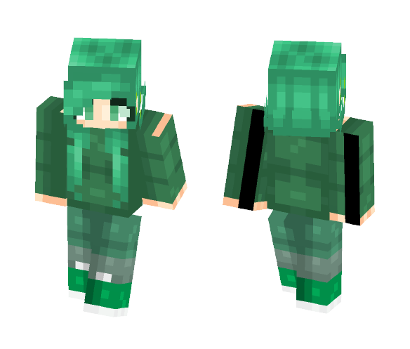 gяєєη gяєєη ~ αмєℓια - Interchangeable Minecraft Skins - image 1