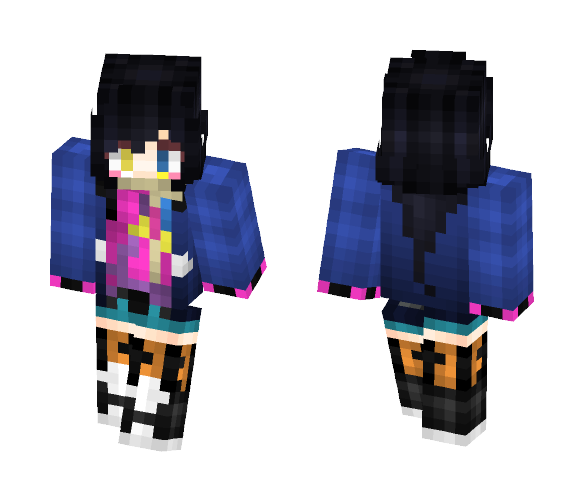 Ink Tale x Error tale- Jammy Sans - Female Minecraft Skins - image 1
