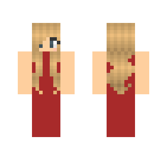 Red Prom Dress - Female Minecraft Skins - image 2