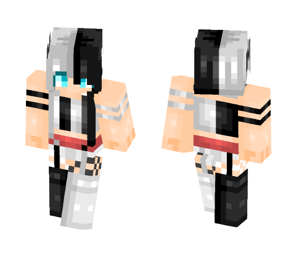 Download Free OC Shu -- Harley Quinn Outfit Skin for Minecraft image 1 OC Shu -- Harley Quinn Outfit - Comics Minecraft Skins - image 1
