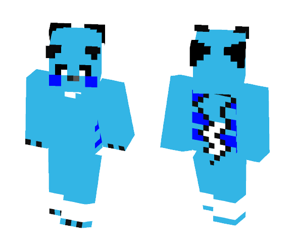 Blue Pikachu - Male Minecraft Skins - image 1