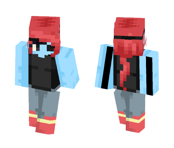 Undyne - Undertale - Female Minecraft Skins - image 1
