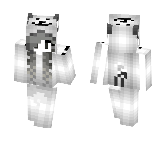 Temmie in an Annoying Dog onesie - Dog Minecraft Skins - image 1