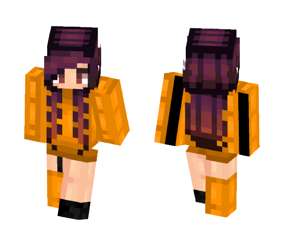 Download Free Autumn Girl Skin for Minecraft image 1 Autumn Girl - Girl Minecraft Skins - image 1