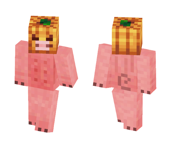 Halloween Pig - Halloween Minecraft Skins - image 1