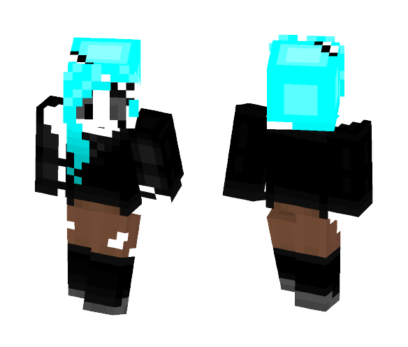 D.D. Gaster - Female Minecraft Skins - image 1